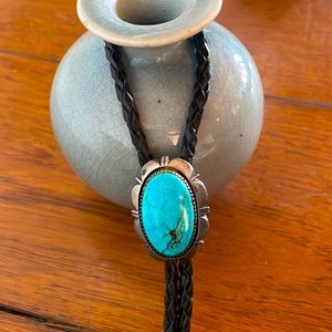 Genuine turquoise lariat